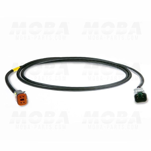 2m, Straight Cable, Extension 4 soc to 4 pin Deutsch