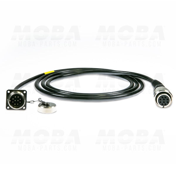 2.5m Straight Extension Controller Cable, 10pin to 10 pin Box-Mount Receptacle, Moba-Matic II