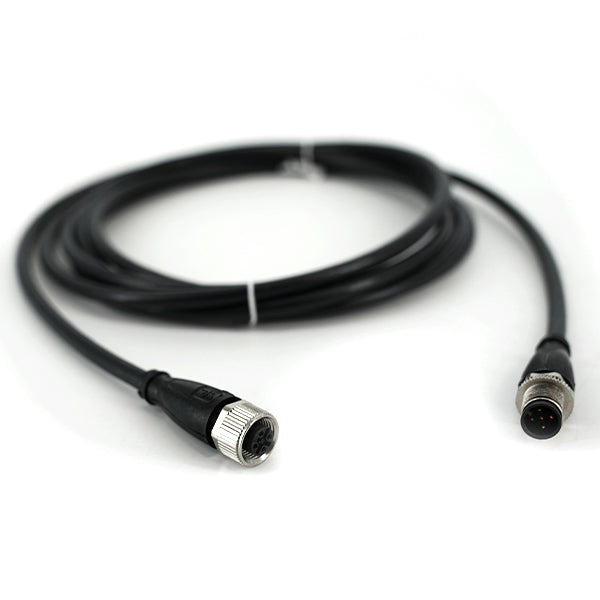 Cable, 3m, 5 pole male M12 12/5 pole female M12