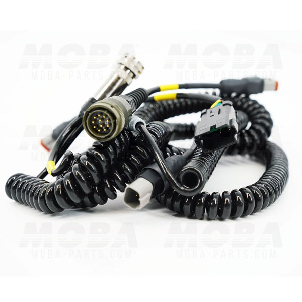 Y - cable 12 pole, 7 pole bayonet to 4 pin Deutsch w/04-02-50039 adaptor (4 sockets Deutsch to 11 pi