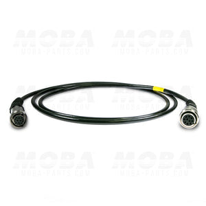 2m Straight Controller Cable, 12 pin to 10 soc, Moba-Matic II