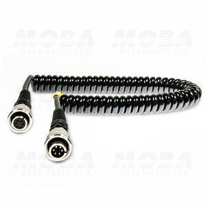 1.5m Coiled Cable, Feeder Sensor,  6pol Female to 6pol male