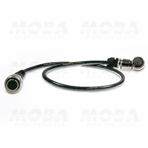 MOBA-Matic II .81m Straight Controller Cable, 12 pin 90 degree to 10 soc..