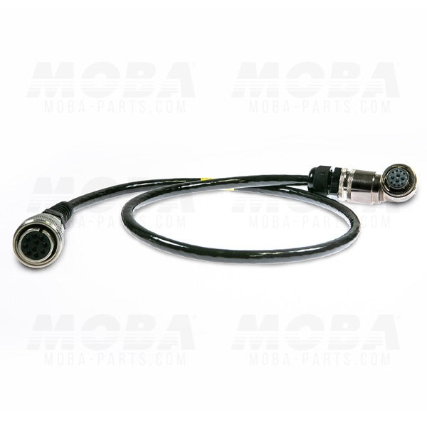 MOBA-Matic II .81m Straight Controller Cable, 12 pin 90 degree to 10 soc..